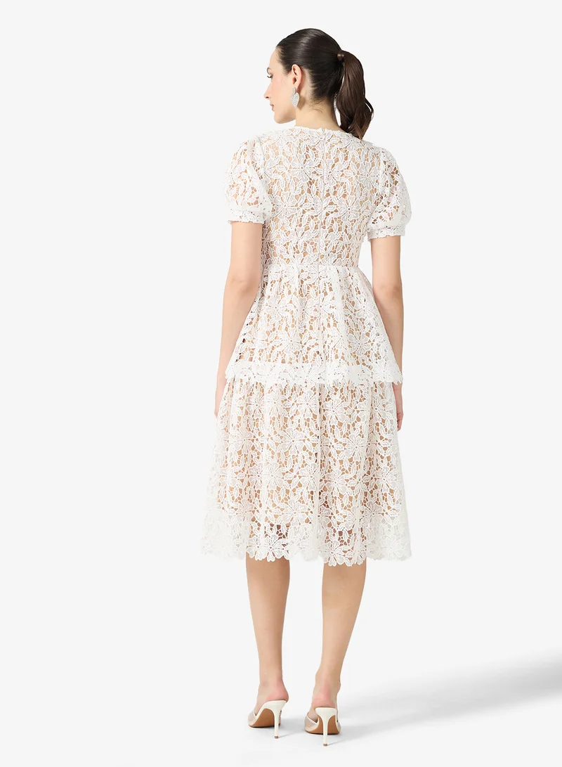 Ella Limited Edition Lace A-line Layered Dress